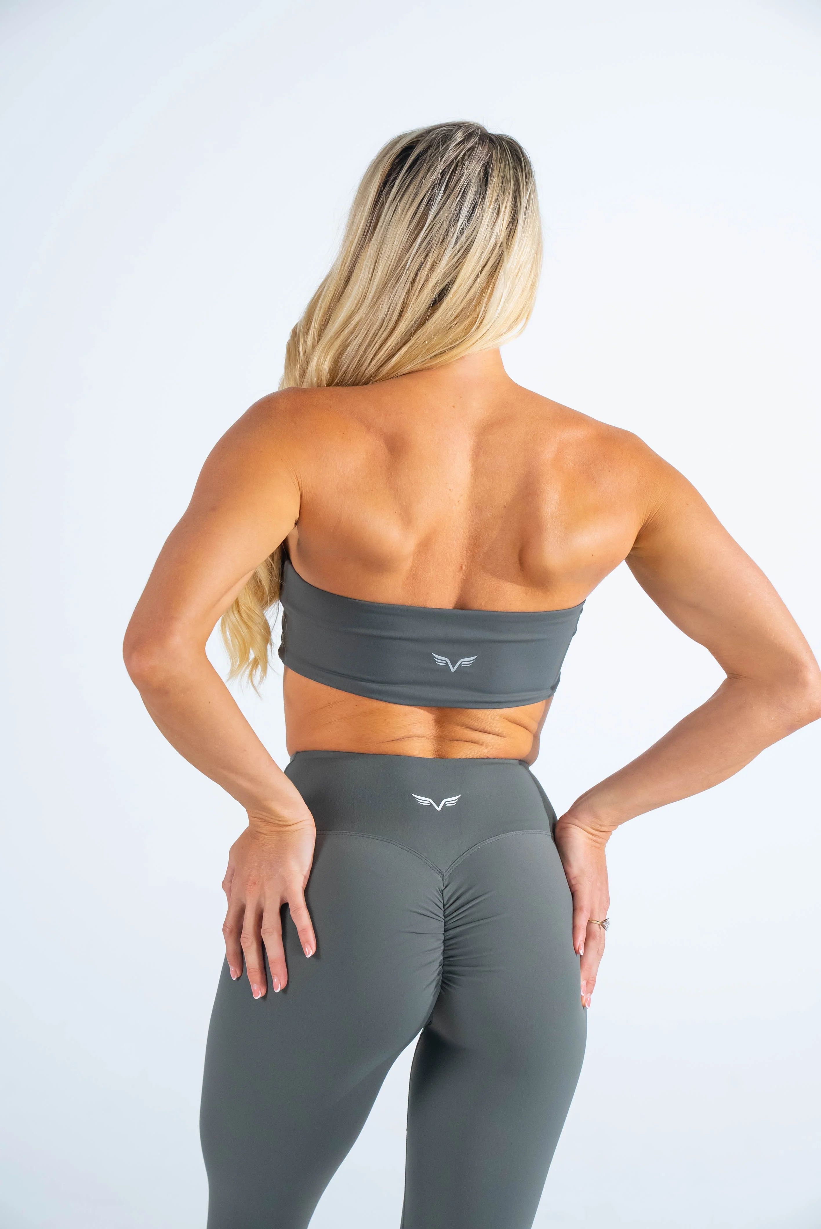 Classy Paris Tie-Up Leggings Green - Image 5