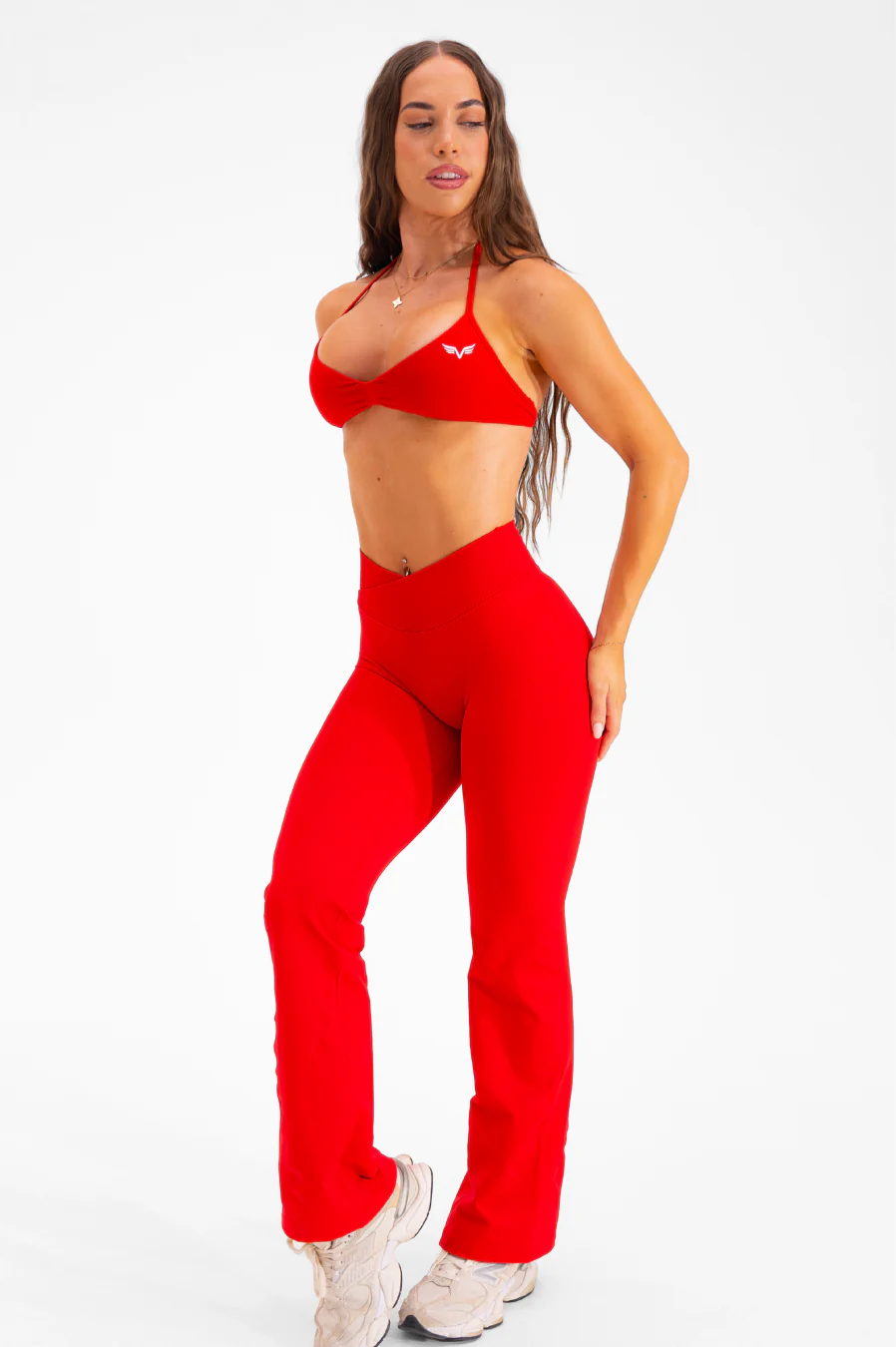 Club Athletica Amplify Seamless Flares Valentines Red - Image 3