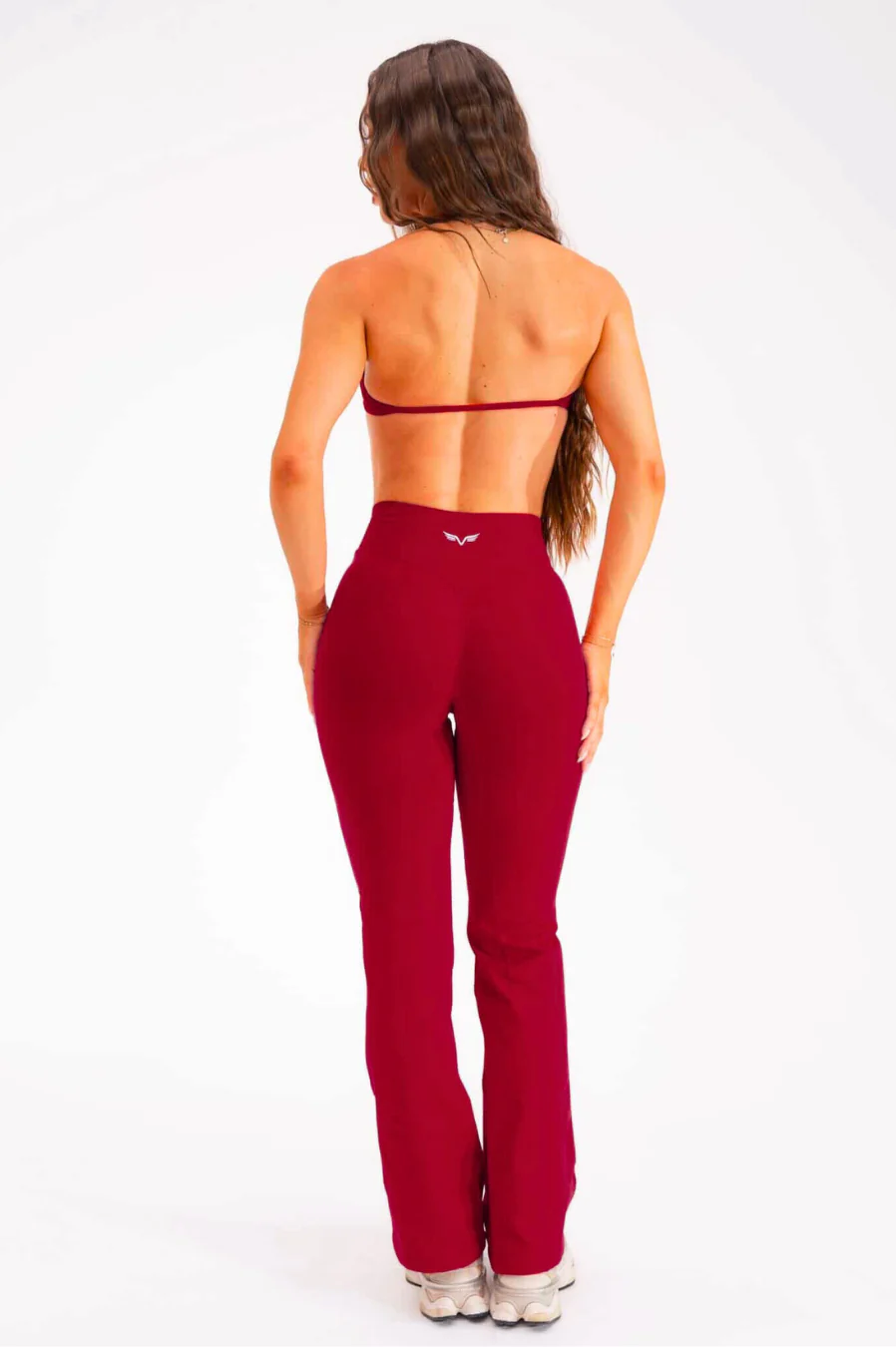 Club Athletica Amplify Seamless Flares Red - Image 5
