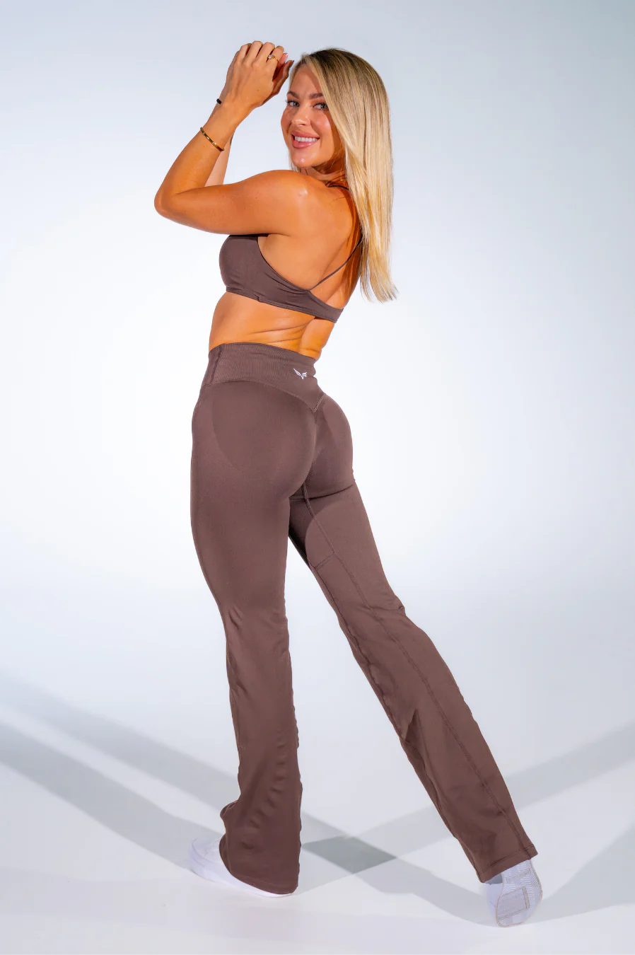 Club Athletica Amplify Seamless Flares Truffle Brown - Image 5