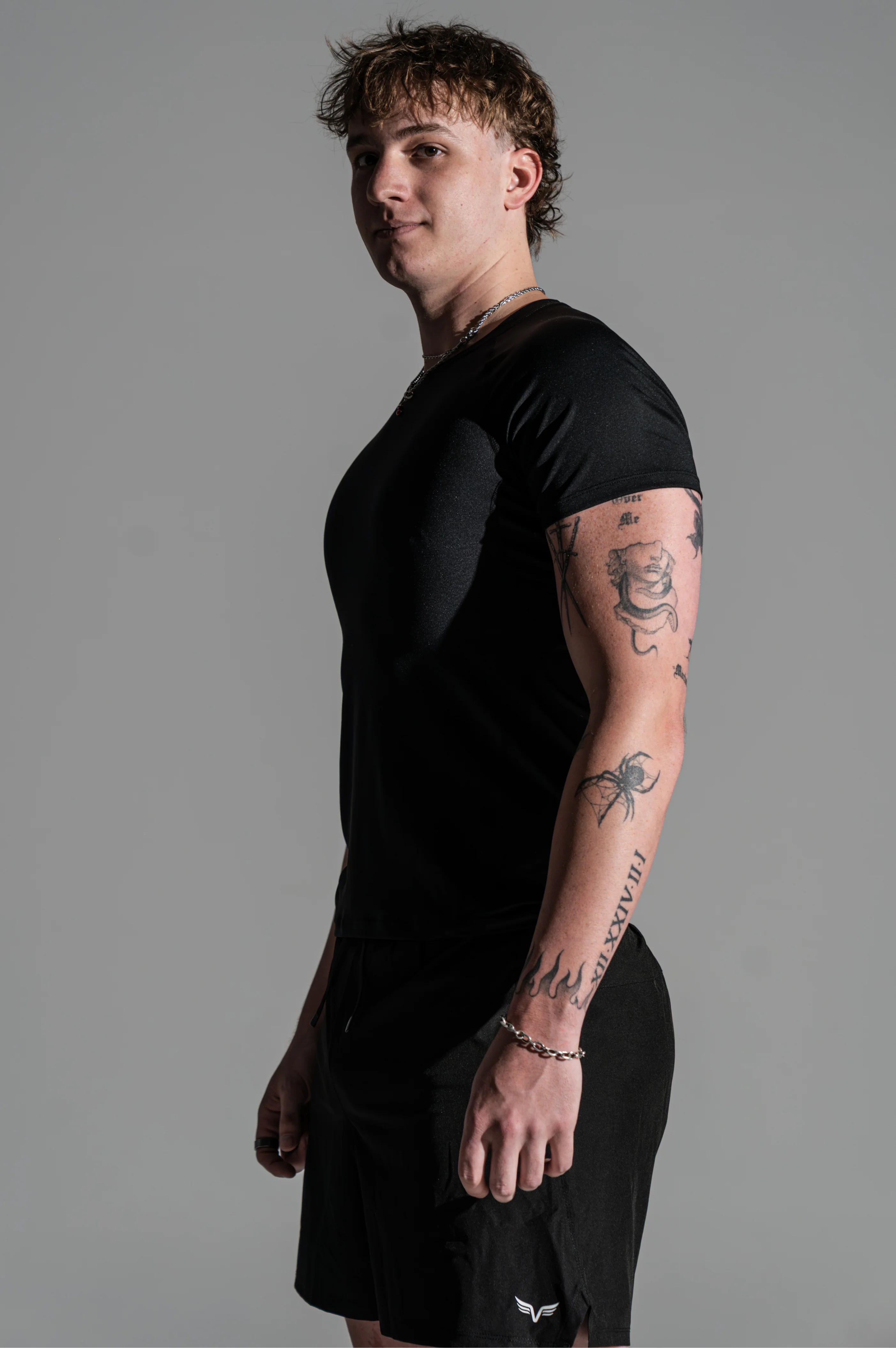 Mens Lifting Shorts Stealth Black - Image 5