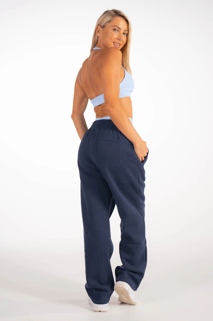 Club Athletica Oversized Sweatpants Navy Blue - Image 5