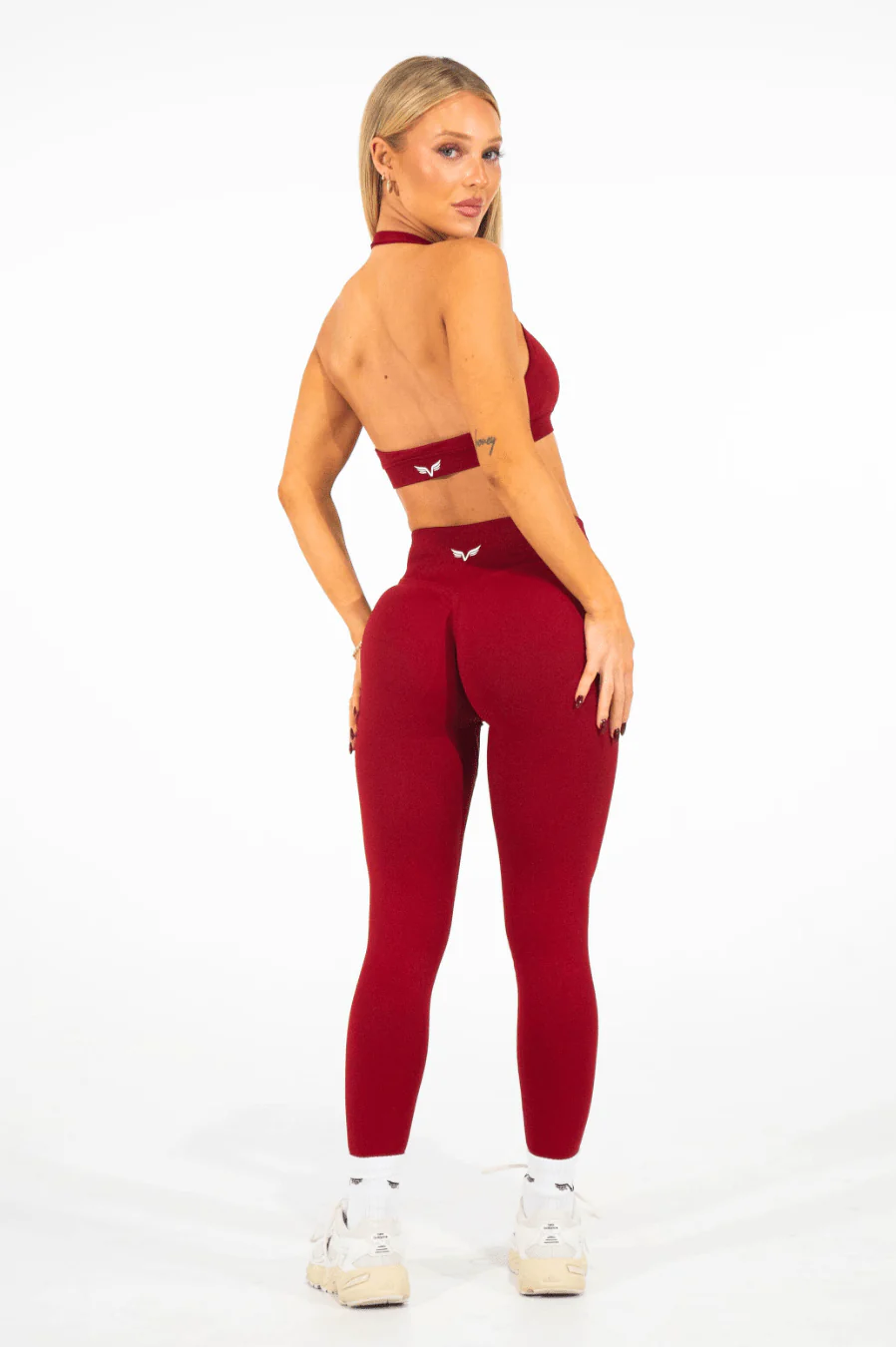 Club Athletica Flex Seamless Leggings Red - Image 5