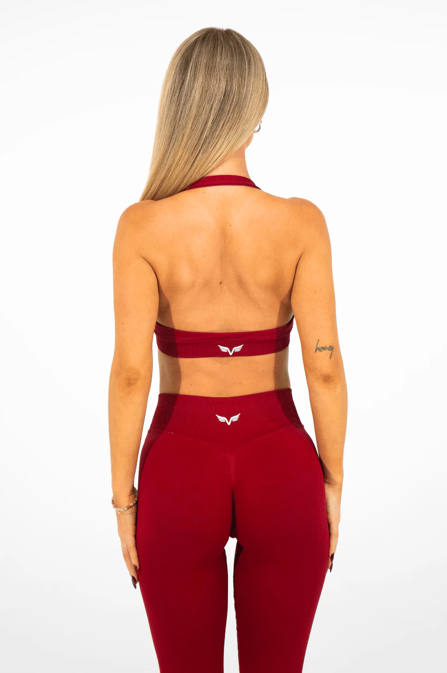 Club Athletica Flex Seamless Leggings Red - Image 6