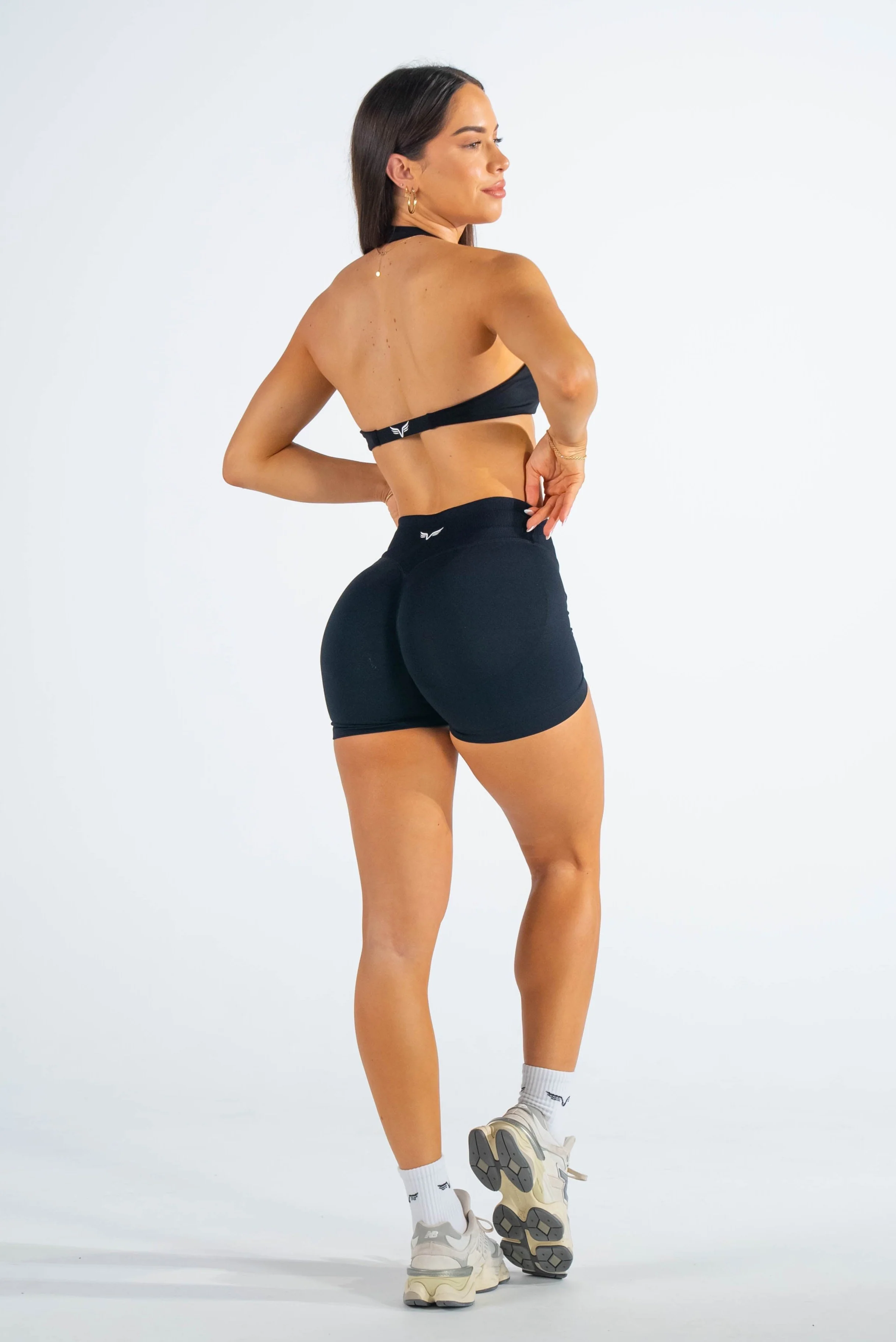 Club Athletica Flex Seamless Shorts Black - Image 3