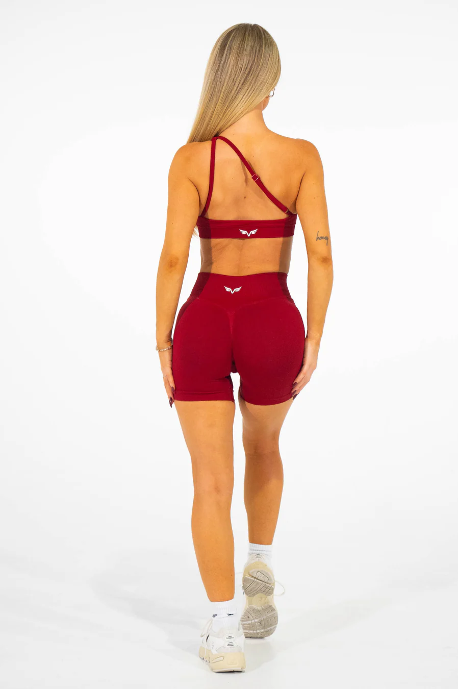 Club Athletica Flex Seamless Shorts Red - Image 4