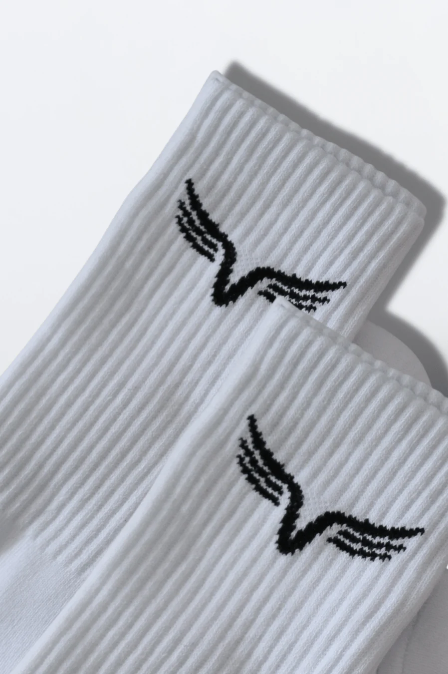 Long White Crew Socks - Image 5