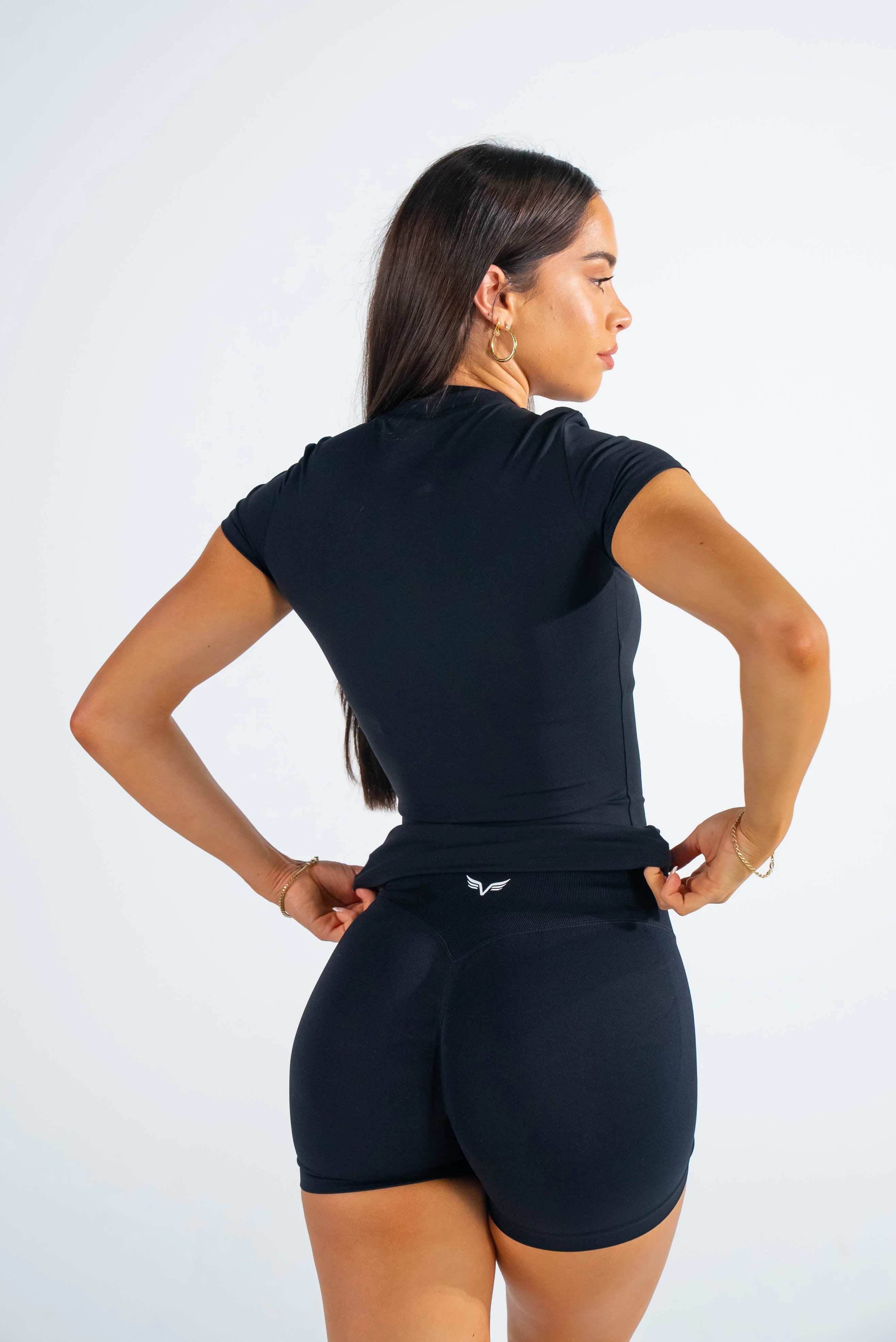 Vital Seamless Compression Tee Black - Image 4